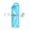 Кабель USB 2.0 hoco X25, AM/Lightning M, белый, 1м