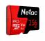 Карта MicroSD card Netac P500 Extreme Pro 256GB, retail version w/SD adapter