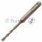 Бур по бетону, двойная спираль, Cobalt W-tip, 5x110 мм, SDS PLUS// Denzel