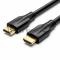 Кабель Vention HDMI 2.1 Cable 1M Black Metal Type