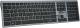 Клавиатура Оклик 890S серый/черный USB slim Multimedia