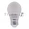 Лампа светодиодная P45-8W-840-E27 R (диод шар 8Вт нейтр. E27) (10/100/3600) Эра Б0049645