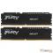 Модуль памяти DDR 5 DIMM 64Gb PC41600, 5200Mhz, Kingston FURY Beast Black XMP CL40 (Kit of 2) (KF552C40BBK2-64) (retail)