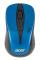 Мышь Acer OMR132 синий/черный оптическая (1000dpi) беспроводная USB для ноутбука (3but)
