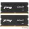 Модуль памяти Kingston 32GB SO-DIMM DDR5, 4800МГц, CL38 SODIMM (Kit of 2) FURY Impact
