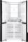 Холодильник Weissgauff WCD 450 WG NoFrost Inverter