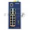 Коммутатор PLANET IP30 Industrial L2+/L4 8-Port 1000T 802.3at PoE+ 2-port 100/1000X SFP + 2-port 10G SFP+ Full Managed Switch (-40 to 75 C, dual redundant power input on 48~56VDC terminal block, DIDO)