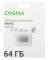 Флеш Диск Digma 64Gb DRIVE2 DGFUM064A20SR USB2.0 серебристый