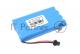 Аккумулятор Ni-Cd 9,6V 1400mAh AA Flatpack разъем SM