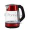 Чайник электрический Polaris PWK 1760CGL 1.2л. 2200Вт красный (корпус: пластик/стекло)