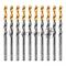 Сверло по металлу, 4,5 мм, HSS-Tin, Golden Tip, 10 шт.// Denzel