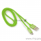 Кабель Cablexpert Кабель USB 2.0 CC-S-mUSB01Gn-1M, AM/microB, серия Silver, длина 1м, зеленый, блистер