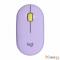 Мышь LOGITECH M350 Pebble Bluetooth Mouse - LAVENDER LEMONADE