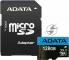 Карта памяти ADATA MICRO SDXC 128GB W/AD. AUSDX128GUICL10A1-RA1