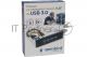 Планка USB 3.0 на переднюю панель 5.25 Gembird, FP5.25-USB3-4A, 4xUSB-A 3.0