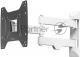 Кронштейн для телевизора Hama Fullmotion черный/белый 19-48 макс.20кг настенный поворот и наклон