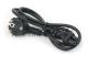 Кабель питания GCR PROF для ноутбука 3.0m, Евровилка угловая - С5, черный, 3*1,0mm, GCR-54414