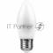 Лампа светодиодная LB-770 (11W) 230V E27 4000K свеча | 25944 | FERON