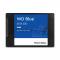 Твердотельный накопитель 2.5 2TB WD Blue Client SSD WDS200T3B0A SATA 6Gb/s, 560/530, IOPS 95/84K, MTBF 1,75M, 3D NAND TLC, 500TBW, Retail (856315)