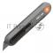 Технический нож Home Series Gray Deli HT4008C  Т-образное лезвие с механизмом автоматического возврата, эксклюзивный дизайн, корпус из высококачественного софттач пластика