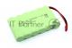 Аккумулятор Ni-Mh 7.2V 2400 mAh AA Flatpack разъем JST