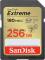 Флеш карта SD 256GB SanDisk SDXC Class 10 V30 UHS-I U3 Extreme, 180MB/s