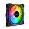 Вентилятор 12В DC с подсветкой ExeGate EX12025H3P4PSU-PWM.ARGB (120x120x25 мм, Hydraulic bearing (гидродинамический), 5V ARGB 3pin, 4pin PWM, 1200RPM, ARGB подсветка, 26dBA)