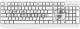Клавиатура Acer OKW301 белый USB (ZL.KBDCC.01B)