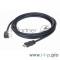Кабель HDMI Cablexpert CC-HDMI490-10, 19M/19M, v2.0, медь, позол.разъемы, экран, угловой, 3м, черный, пакет