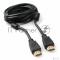 Кабель HDMI Cablexpert CCF2-HDMI4-10, 19M/19M, v2.0, медь, позол.разъемы, экран, 2 фер.кольца, 3м, черный, пакет