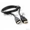 Кабель HDMI Cablexpert CCF2-HDMI4-1M, 19M/19M, v2.0, медь, позол.разъемы, экран, 2 фер.кольца, 1м, черный, пакет