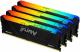 Память оперативная Kingston 64GB 3200MHz DDR4 CL16 DIMM (Kit of 4) 1Gx8 FURY Beast RGB