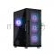 Корпус ZALMAN I3 NEO ARGB BLACK, ATX, BLACK, FRONT MESH, WINDOW, 2x3.5, 3x2.5, 1xUSB2.0, 2xUSB3.0, FRONT 3x120mm ARGB, REAR 1x120mm ARGB