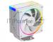 Устройство охлаждения(кулер) ID-Cooling Frozn A410 ARGB Wh Soc-AM5/AM4/1151/1200/2066/1700 4-pin Al+Cu 230W 730gr LED Ret
