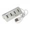 Разветвитель REXANT 4 USB-port серебристый