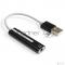 Кабель-адаптер для подключения телефонной гарнитуры к порту USB ExeGate <EX-AU-04B> (внешняя звуковая карта USB, 1x Jack3.5 F (4-контакта), кнопки: volume +, volume -, play/pause/next/previous, Windows/Linux/MAC OS)