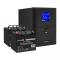 Комплект ИБП EX295989RUS + батарея 33Aч EX282974RUS 2шт (инвертор, синус, для котла) ExeGate SineTower SZ-2000.LCD.AVR.3SH.1C13.USB <2000VA/1600W, чистый синусоида, LCD дисплей, AVR, 3*Schuko+1*C13, USB, линейно-интерактивный, Black> + батарея ExeGat