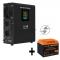 Комплект ИБП EX295995RUS + батарея 40Aч EX282979RUS 1шт (инвертор, синус, для котла, настенный) ExeGate FineSine SX-500.LCD.AVR.2SH <500VA/300W, чистая синусоида, цветной LCD-дисплей, AVR, 2*Schuko, линейно-интерактивный, крепление настенное/универса