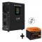 Комплект ИБП EX295996RUS + батарея 40Aч EX282979RUS 1шт (инвертор, синус, для котла, настенный) ExeGate FineSine SX-800.LCD.AVR.2SH <800VA/500W, чистая синусоида, цветной LCD-дисплей, AVR, 2*Schuko, линейно-интерактивный, крепление настенное/универса