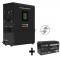 Комплект ИБП EX295997RUS + батарея 150Aч EX282990RUS 1шт (инвертор, синус, для котла, настенный) ExeGate FineSine SX-1000.LCD.AVR.2SH <1000VA/600W, чистая синусоида, цветной LCD-дисплей, AVR, 2*Schuko, линейно-интерактивный, крепление настенное/униве