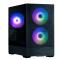 Корпус ZALMAN P30 AIR, MATX, BLACK, WINDOW, 2xCombo (3.5 or 2.5), 3x2.5, 1xUSB TYPE-C, 1xUSB3.0, FRONT 2x140mm ARGB, REAR 1x140mm ARGB