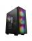 Корпус Deepcool MATREXX 55 MESH V4 без БП, боковое окно (закаленное стекло), 3xARGB LED 140мм вентилятора спереди, 1xARGB LED 120мм вентилятор сзади, черный, ATX