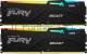 Оперативная память 16GB Kingston DDR5 5600 DIMM FURY Beast RGB XMP Gaming Memory KF556C40BBAK2-16 Non-ECC,  CL40, 1.25V, (Kit of 2) 1RX16 40-40-40  288-pin 16Gbit, RTL