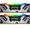 Модуль памяти Kingston 96GB DDR5 6400 FURY Renegade Silver/Black RGB XMP Non-ECC Unbuffered DIMM (Kit 2*48gb) 2RX8 32-39-39 1.4V 288-pin 24Gbit