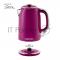 Чайник электрический GALAXY LINE GL 0346, малиновый джем, металл, 2200 Вт, 1,7 л, корпус из нерж. стали AISI 304, STRIX контроллер, шкала уровня воды