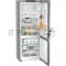 Холодильники LIEBHERR/ Plus, EasyFresh, МК NoFrost, 3 контейнера МК, в. 201,5 см, ш. 75 см, класс ЭЭ A++, внутренние ручки, цвет Steel Finish,,полезный объём: 474 л (346 л + 128 л)