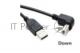 Кабель USB  2.0 на  USB-B угол вниз 1,5 м