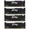 Память оперативная Kingston 64GB 3600MT/s DDR4 CL18 DIMM (Kit of 4) FURY Beast RGB
