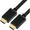 Кабель 1.8m HDMI версия 1.4, черный, OD7.3mm, 30/30 AWG, позолоченные контакты, Ethernet 10.2 Гбит/с, 3D, 4K, GCR-HM410-1.8m, экран