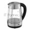 Чайник BQ KT1700G Black-Steel. Мощность:2200Вт/Объем:1,7л/Кор из жаропрочного стекла/Пять режимов нагрева/Пять режимов LED подсветки /Шкала уровня воды/Автоотключение при закипании, отсутствии воды/Вращающийся корпус на 360 градусов/Отсек для хран